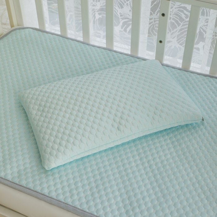 91家纺网 家纺一手货源 找家纺 宅部落 2026新款凉感豆豆儿童凉席席子 酷熊-淡蓝