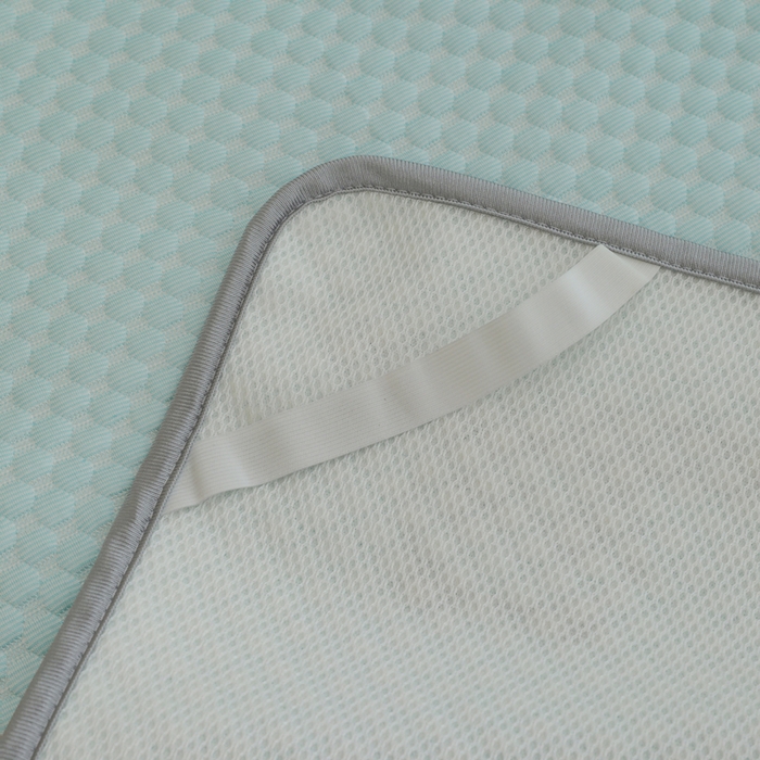 91家纺网 家纺一手货源 找家纺 宅部落 2026新款凉感豆豆儿童凉席席子 酷熊-淡蓝