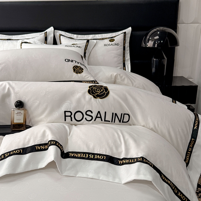 91家纺网 家纺一手货源 找家纺 （总）沐珩家纺 2026新款亲肤磨毛刺绣压花四件套-格调系列