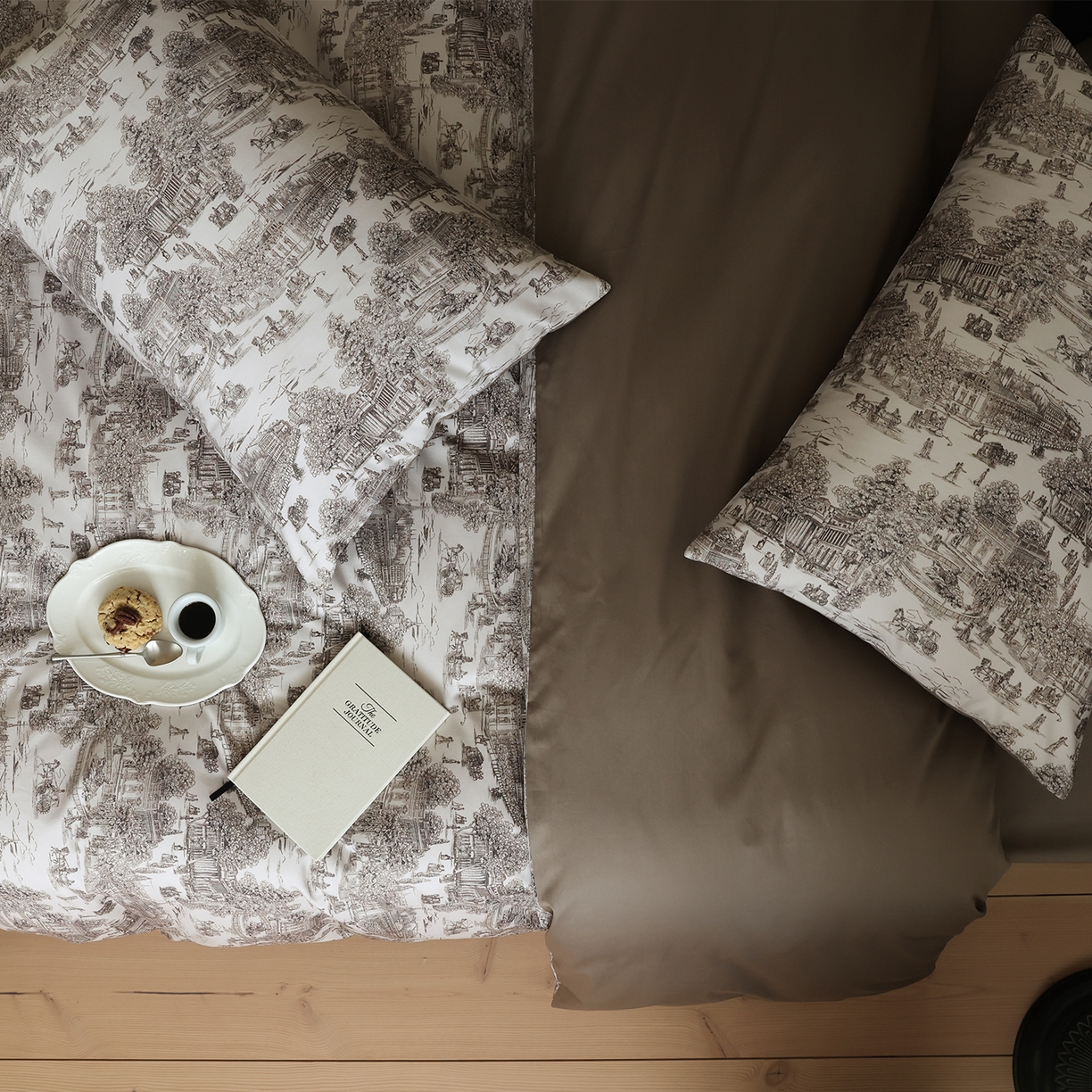 91家纺网 家纺一手货源 找家纺 （总）ONE TWO ONE 121 【会员-20】【控价商品】【提供买家秀】【专版花型】2026新款100s长绒棉全棉床上用品数码印花四件套