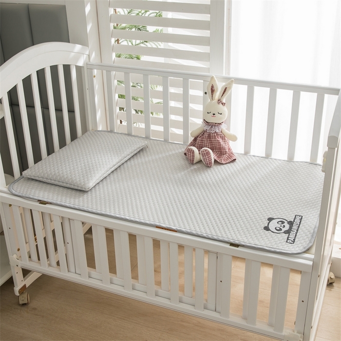 91家纺网 家纺一手货源 找家纺 宅部落 2026新款凉感豆豆儿童凉席席子 酷熊-灰