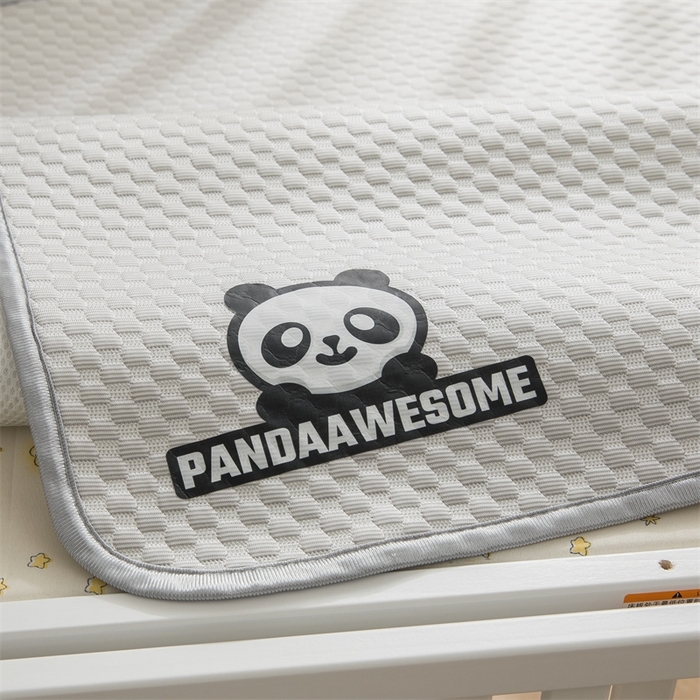 91家纺网 家纺一手货源 找家纺 宅部落 2026新款凉感豆豆儿童凉席席子 酷熊-灰