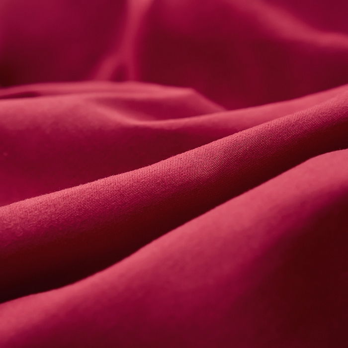 91家纺网 家纺一手货源 找家纺 沐珩家纺 2026新款荷叶边亲肤磨毛单床裙—流年系列 流年-酒红