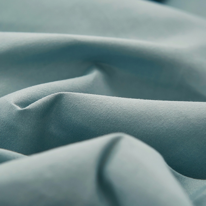 91家纺网 家纺一手货源 找家纺 沐珩家纺 2026新款荷叶边亲肤磨毛单床裙—流年系列 流年-湖蓝