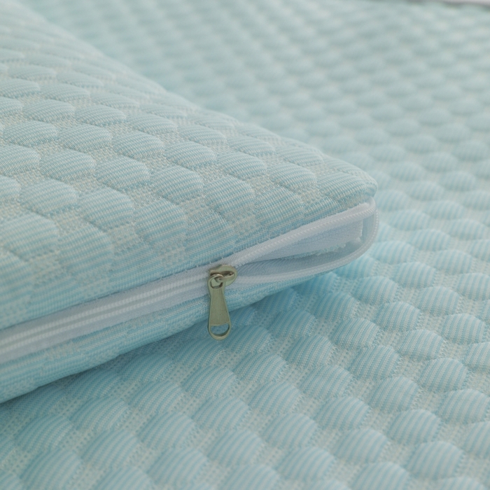 91家纺网 家纺一手货源 找家纺 宅部落 2026新款凉感豆豆儿童凉席席子 小海马-淡蓝