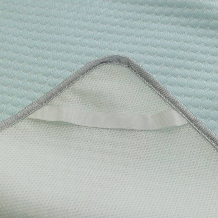 91家纺网 家纺一手货源 找家纺 宅部落 2026新款凉感豆豆儿童凉席席子 小海马-淡蓝