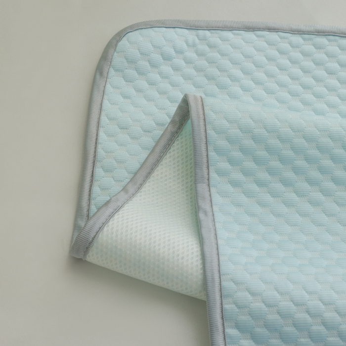 91家纺网 家纺一手货源 找家纺 宅部落 2026新款凉感豆豆儿童凉席席子 小海马-淡蓝