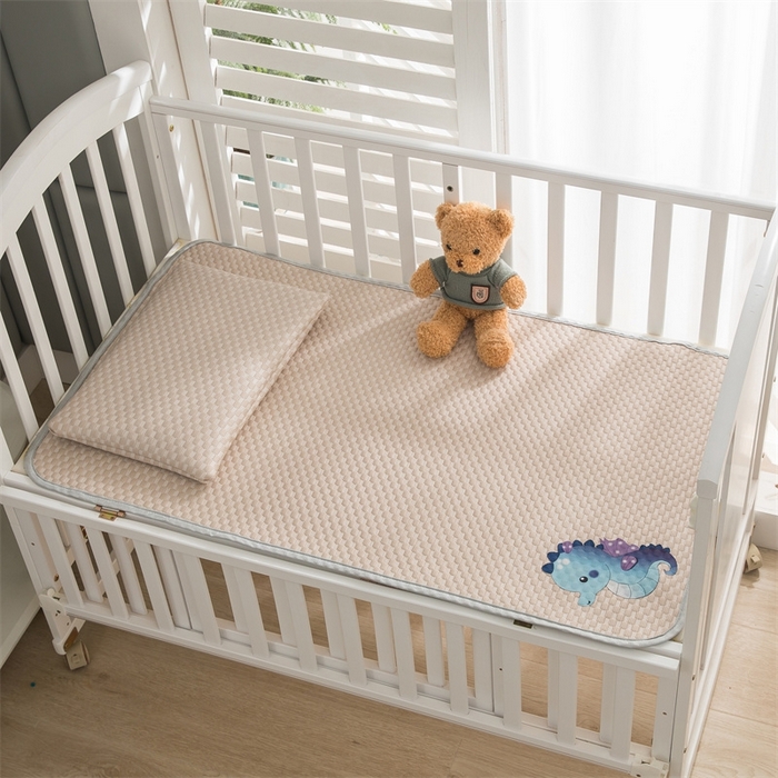 91家纺网 家纺一手货源 找家纺 宅部落 2026新款凉感豆豆儿童凉席席子 小海马-咖色