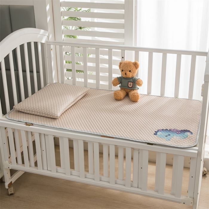 91家纺网 家纺一手货源 找家纺 宅部落 2026新款凉感豆豆儿童凉席席子 小海马-咖色