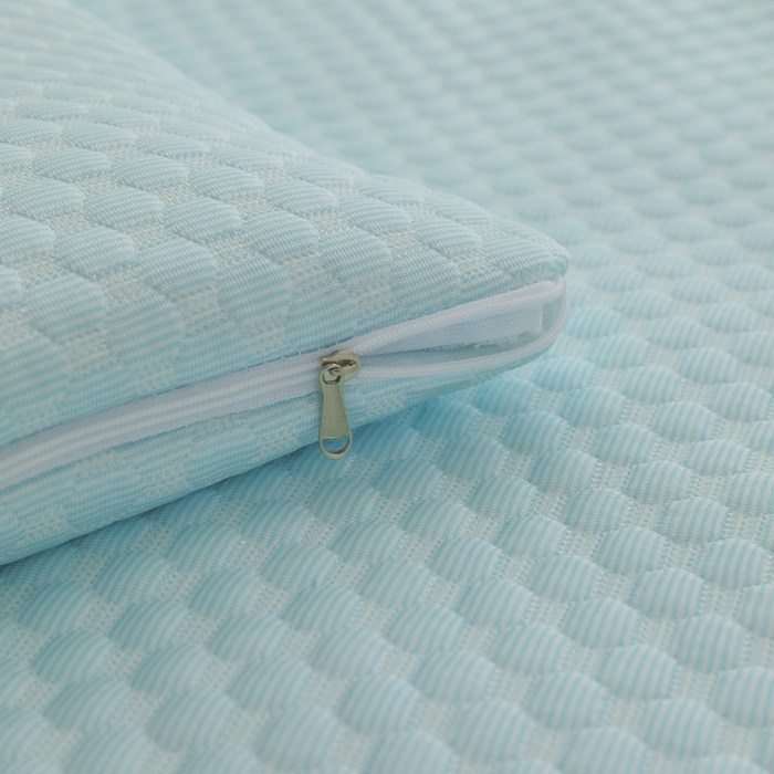 91家纺网 家纺一手货源 找家纺 宅部落 2026新款凉感豆豆儿童凉席席子 小恐龙-淡蓝