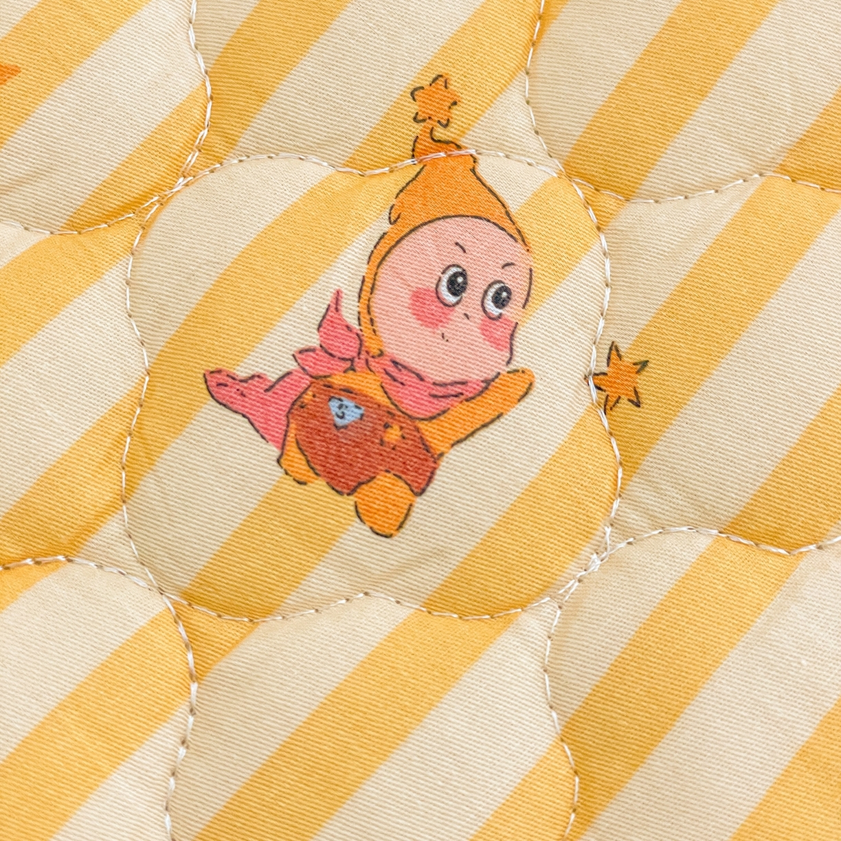 91家纺网 家纺一手货源 找家纺 小桃姐家纺 2026新款全棉纯棉天然棉花床褥防滑床护垫垫子幼儿园床垫儿童床垫 可爱星星人