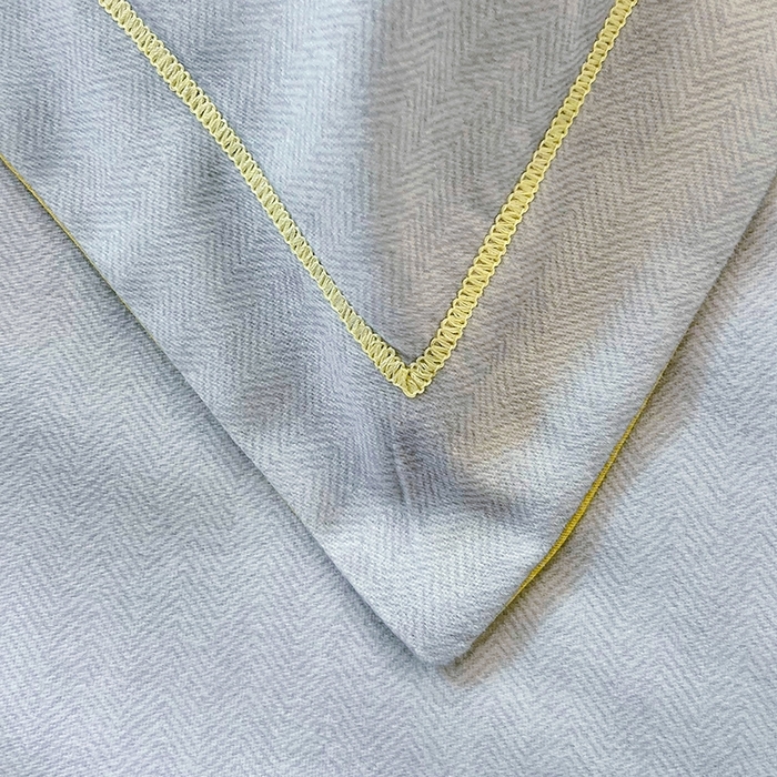 91家纺网 家纺一手货源 找家纺 梧桐树 2026新款高支密全棉纯棉印花四件套 A39江南烟雨灰