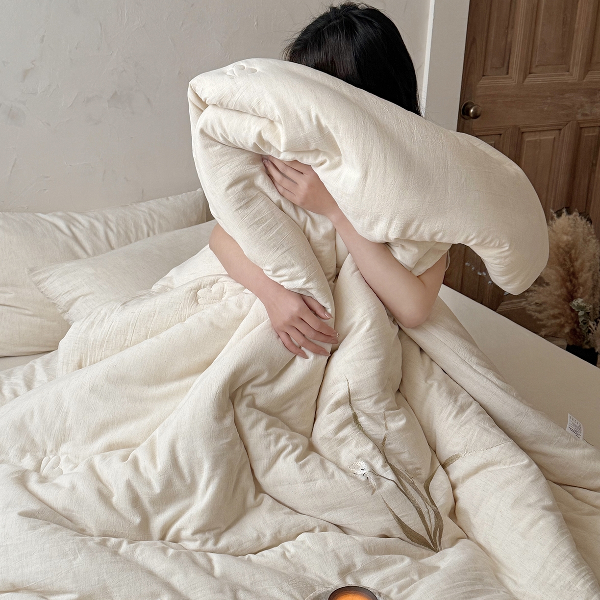 91家纺网 家纺一手货源 找家纺 （总）鹿班家居 2026春季新品水洗棉麻棉花被被子被芯系列-织里（标准会员-20元）