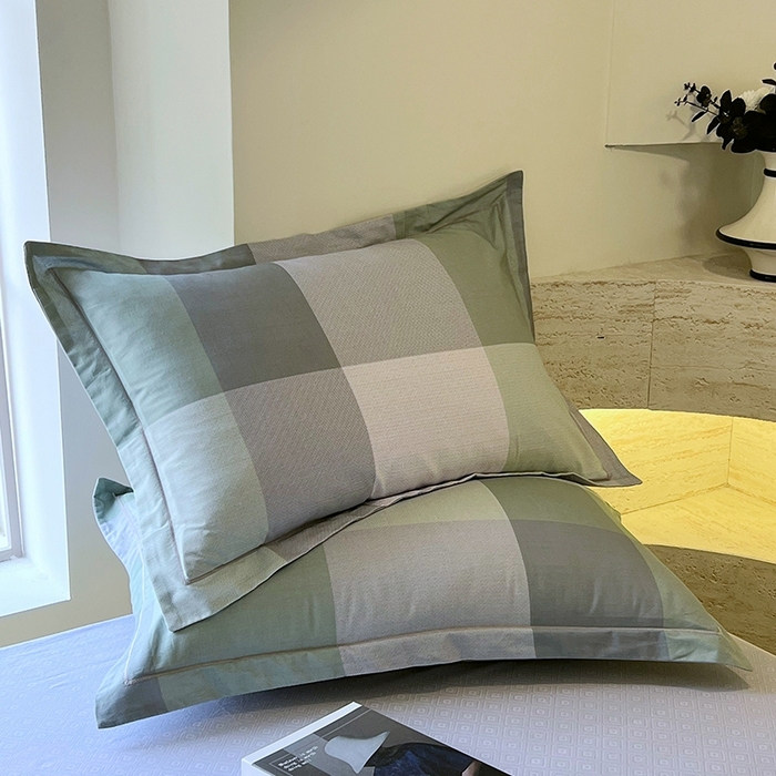 91家纺网 家纺一手货源 找家纺 梧桐树 2026新款高支密全棉纯棉印花四件套 A43时光印记