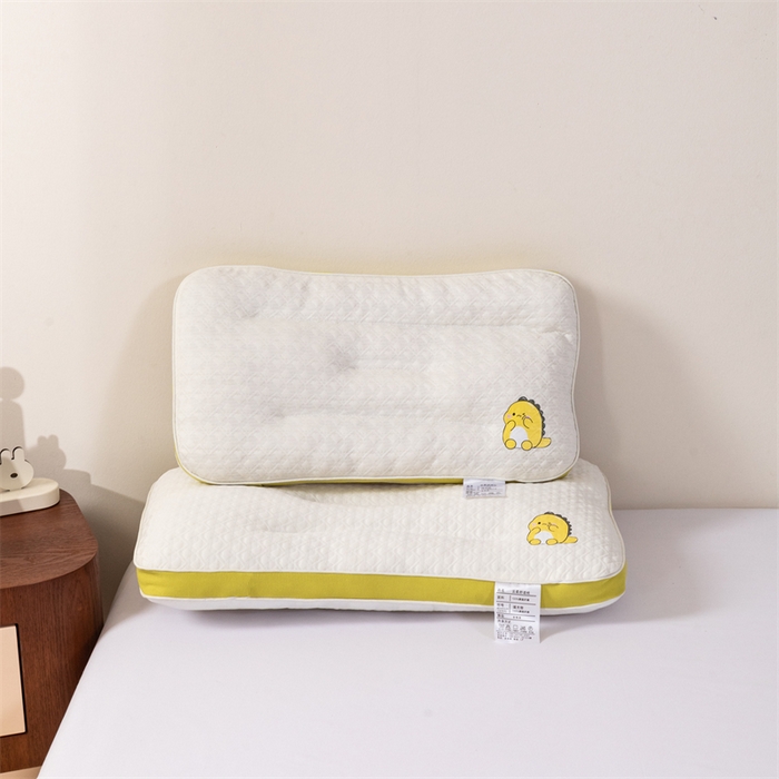 （总）红柳枕芯 2026新款舒睡针织羽丝绒安睡儿童枕小恐龙枕头枕芯