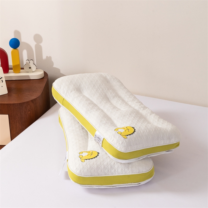 91家纺网 家纺一手货源 找家纺 （总）红柳枕芯 2026新款舒睡针织羽丝绒安睡儿童枕小恐龙枕头枕芯