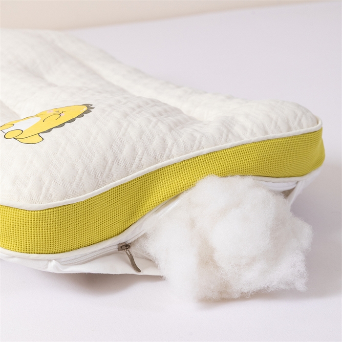 91家纺网 家纺一手货源 找家纺 （总）红柳枕芯 2026新款舒睡针织羽丝绒安睡儿童枕小恐龙枕头枕芯