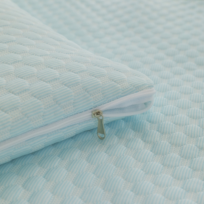 91家纺网 家纺一手货源 找家纺 宅部落 2026新款凉感豆豆儿童凉席席子 小牛牛-淡蓝