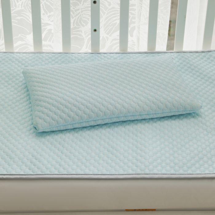 91家纺网 家纺一手货源 找家纺 宅部落 2026新款凉感豆豆儿童凉席席子 小牛牛-淡蓝