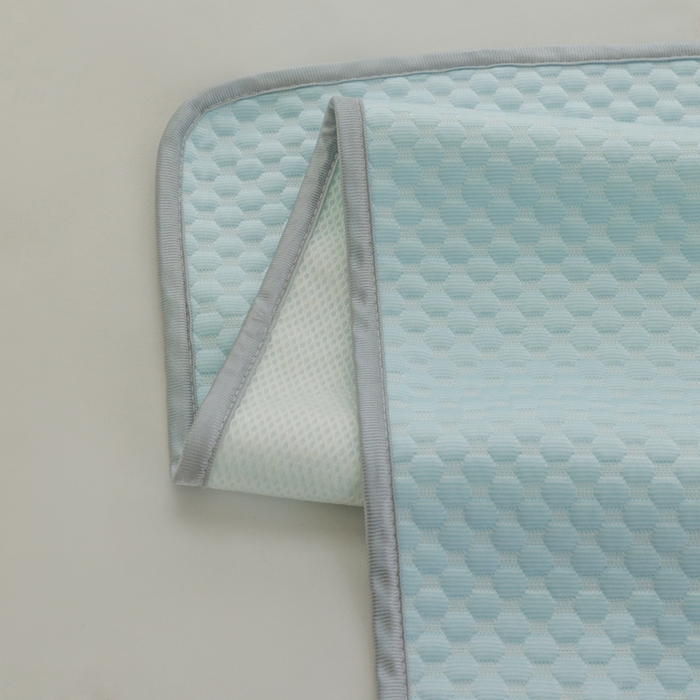 91家纺网 家纺一手货源 找家纺 宅部落 2026新款凉感豆豆儿童凉席席子 小牛牛-淡蓝