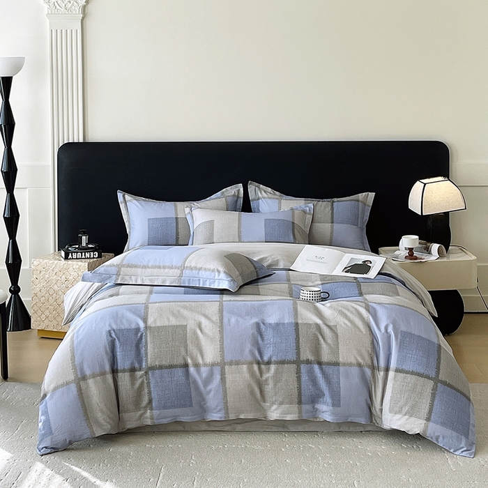 梧桐树 2026新款高支密全棉纯棉印花四件套 A48尚格