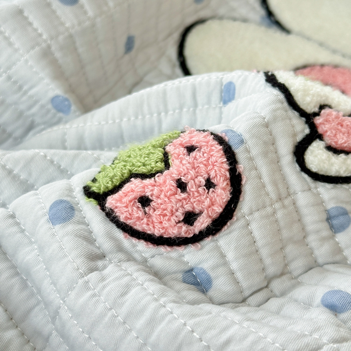 91家纺网 家纺一手货源 找家纺 （总）女子家纺 2026新款双面纯棉水洗两用毛巾绣床盖四件套-第一波