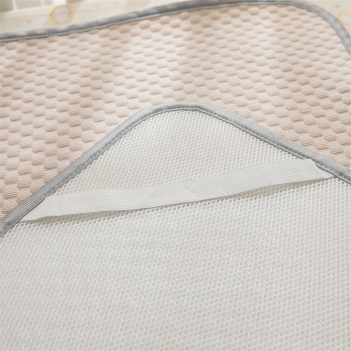 91家纺网 家纺一手货源 找家纺 宅部落 2026新款凉感豆豆儿童凉席席子 小牛牛-咖色