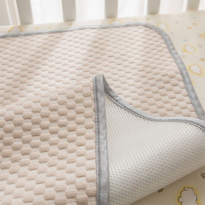 91家纺网 家纺一手货源 找家纺 宅部落 2026新款凉感豆豆儿童凉席席子 小牛牛-咖色