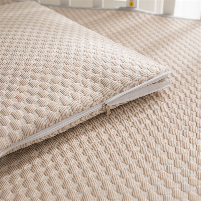 91家纺网 家纺一手货源 找家纺 宅部落 2026新款凉感豆豆儿童凉席席子 小牛牛-咖色