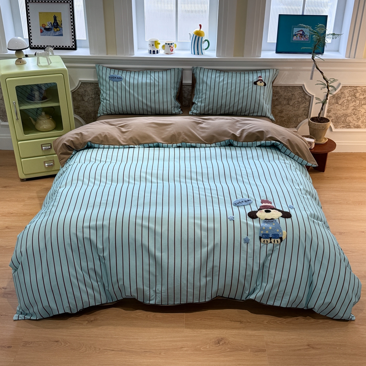 91家纺网 家纺一手货源 找家纺 （总）珺柔家纺 2026新款亲肤舒适棉麻印花四件套