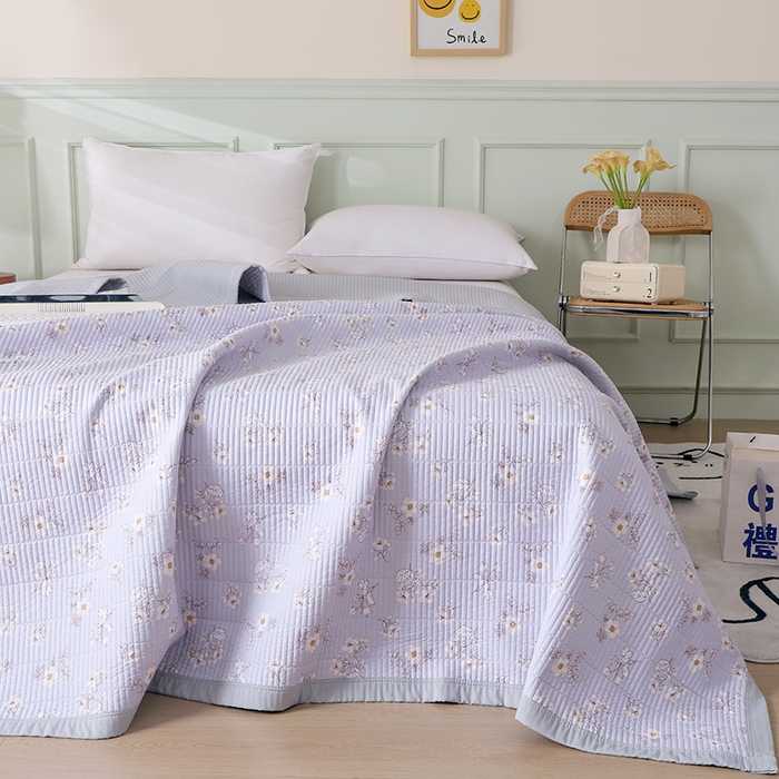 91家纺网 家纺一手货源 找家纺 （总）诗雅 2026新款简约夹棉床盖