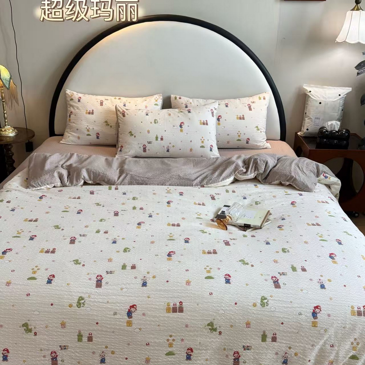 91家纺网 家纺一手货源 找家纺 （总）美丽坊 2026新款爆款韩版泡泡纱四件套