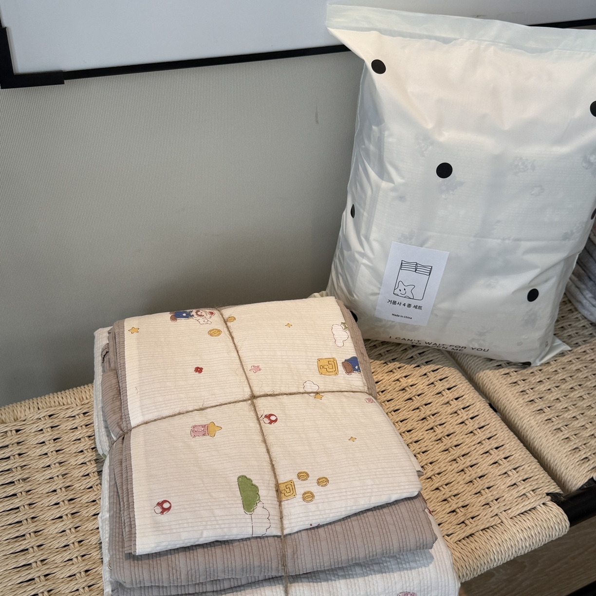 91家纺网 家纺一手货源 找家纺 （总）美丽坊 2026新款爆款韩版泡泡纱四件套