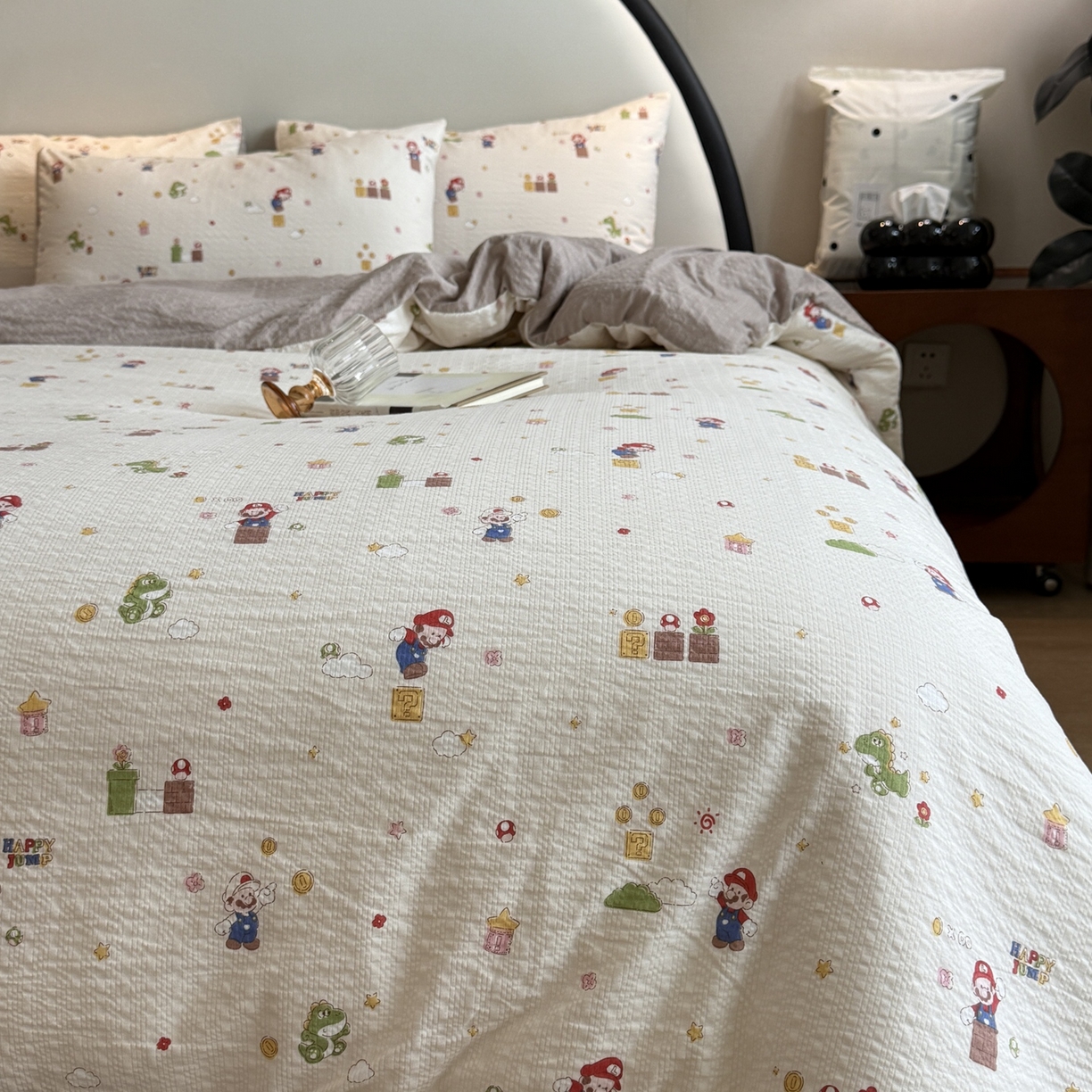 91家纺网 家纺一手货源 找家纺 （总）美丽坊 2026新款爆款韩版泡泡纱四件套