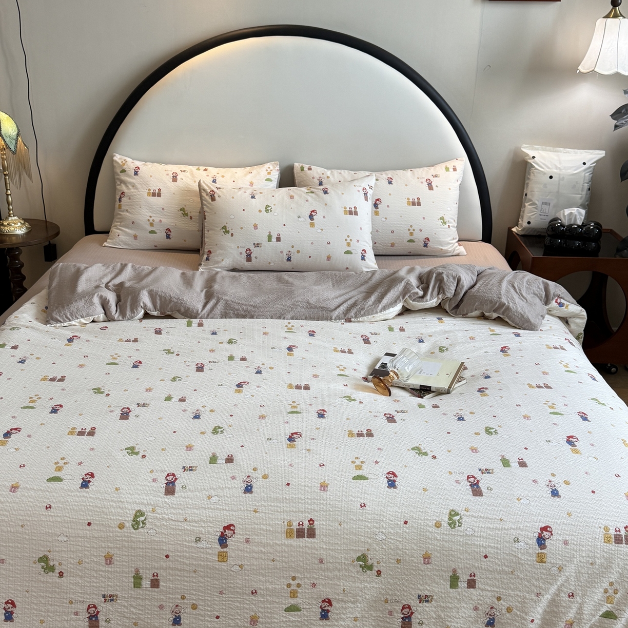 91家纺网 家纺一手货源 找家纺 （总）美丽坊 2026新款爆款韩版泡泡纱四件套