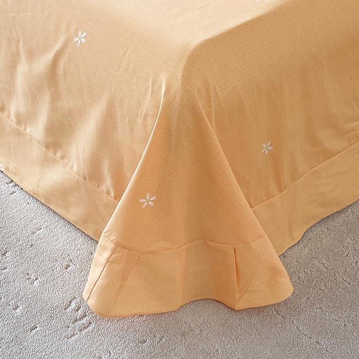 91家纺网 家纺一手货源 找家纺 梧桐树 2026新款高支密全棉纯棉印花四件套 A614沐秋