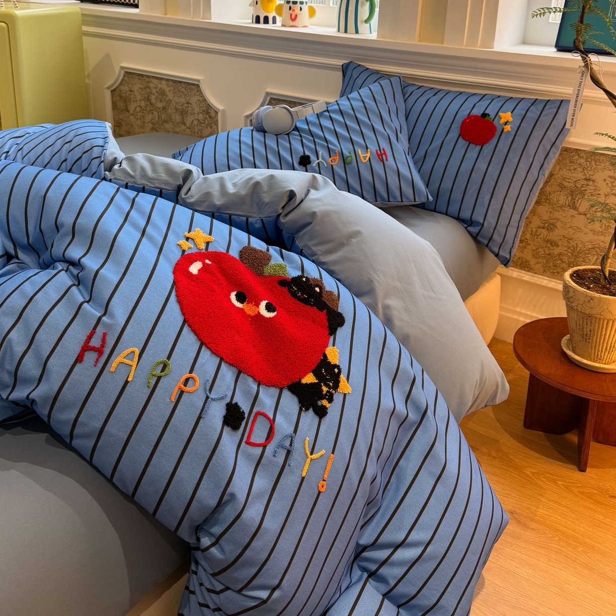 91家纺网 家纺一手货源 找家纺 珺柔家纺 2026新款全棉纯棉四件套 躲猫猫