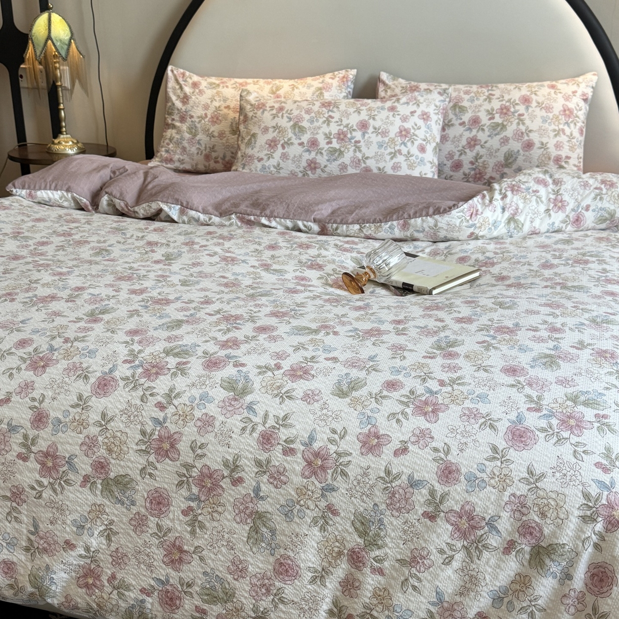 91家纺网 家纺一手货源 找家纺 （总）美丽坊 2026新款爆款韩版泡泡纱四件套