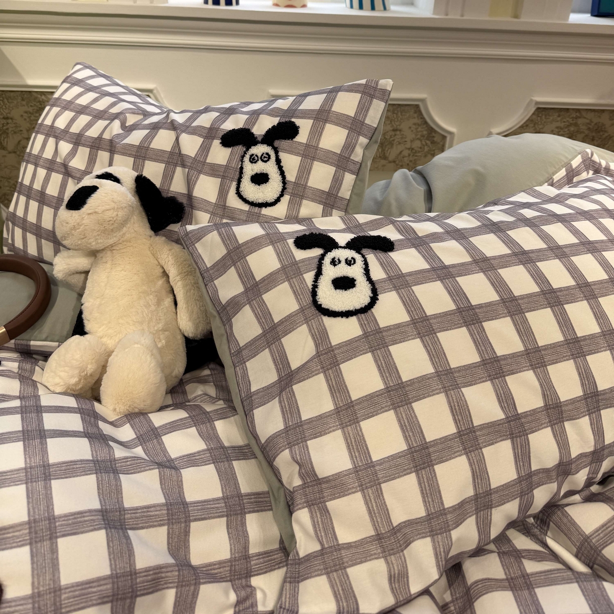 91家纺网 家纺一手货源 找家纺 珺柔家纺 2026新款全棉纯棉四件套 哈皮狗