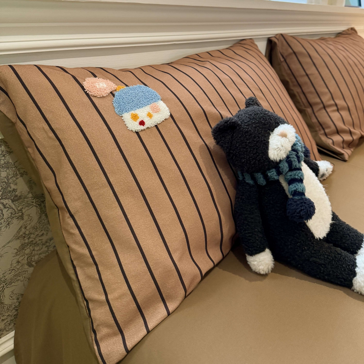 91家纺网 家纺一手货源 找家纺 珺柔家纺 2026新款全棉纯棉四件套 围巾猫