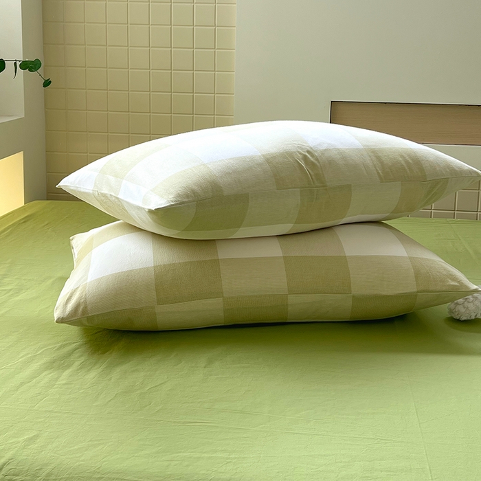 91家纺网 家纺一手货源 找家纺 春皖家纺 2026春夏新款全棉色织水洗棉夏被夏凉被空调被-云恋系列 云恋-芳青绿