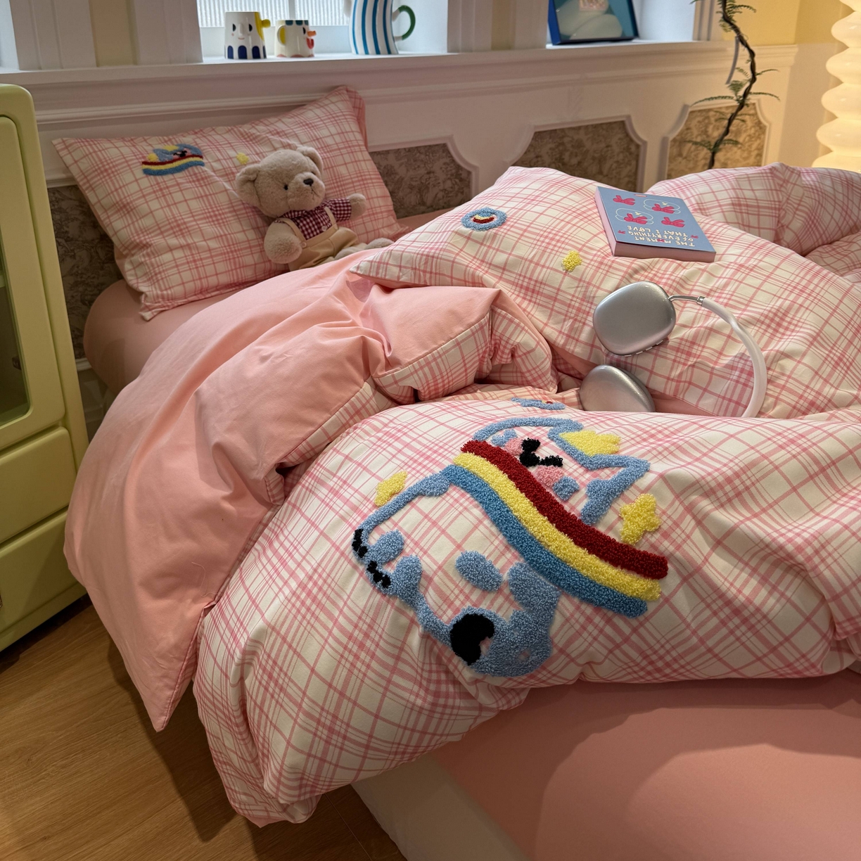 91家纺网 家纺一手货源 找家纺 珺柔家纺 2026新款全棉纯棉四件套 线条咪