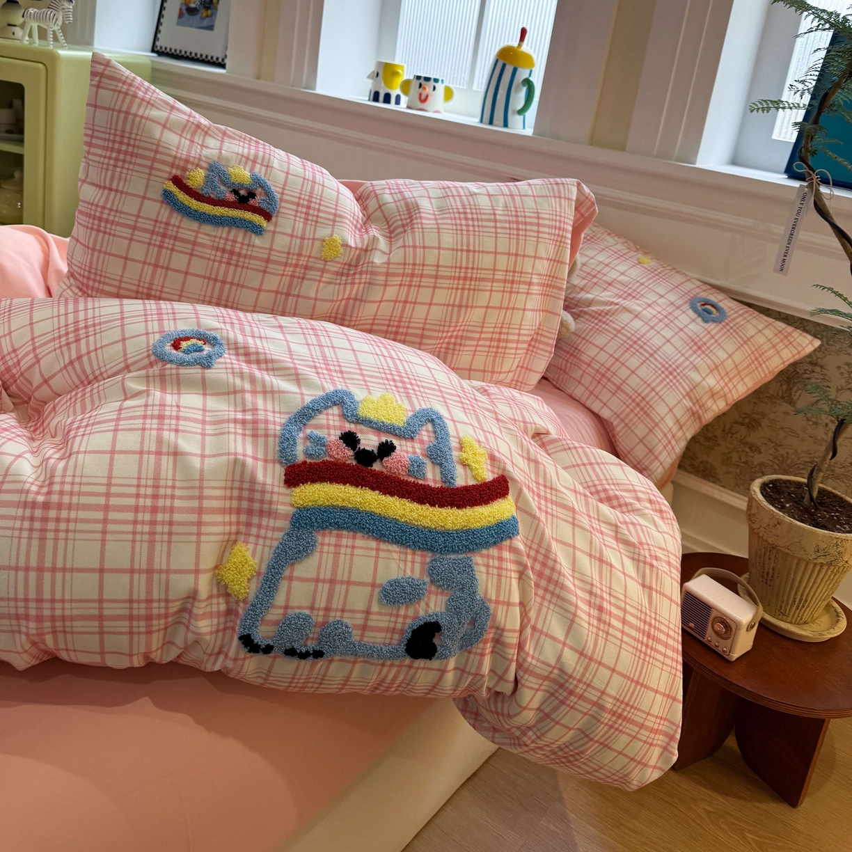 91家纺网 家纺一手货源 找家纺 珺柔家纺 2026新款全棉纯棉四件套 线条咪