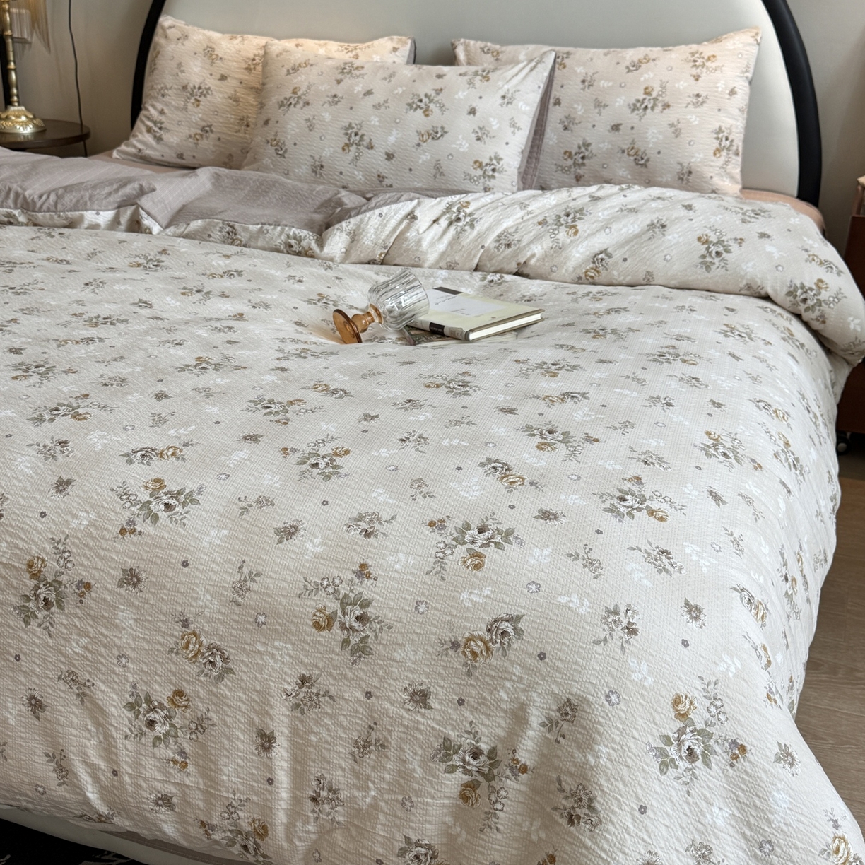 美丽坊 2026新款爆款韩版泡泡纱四件套 米亚