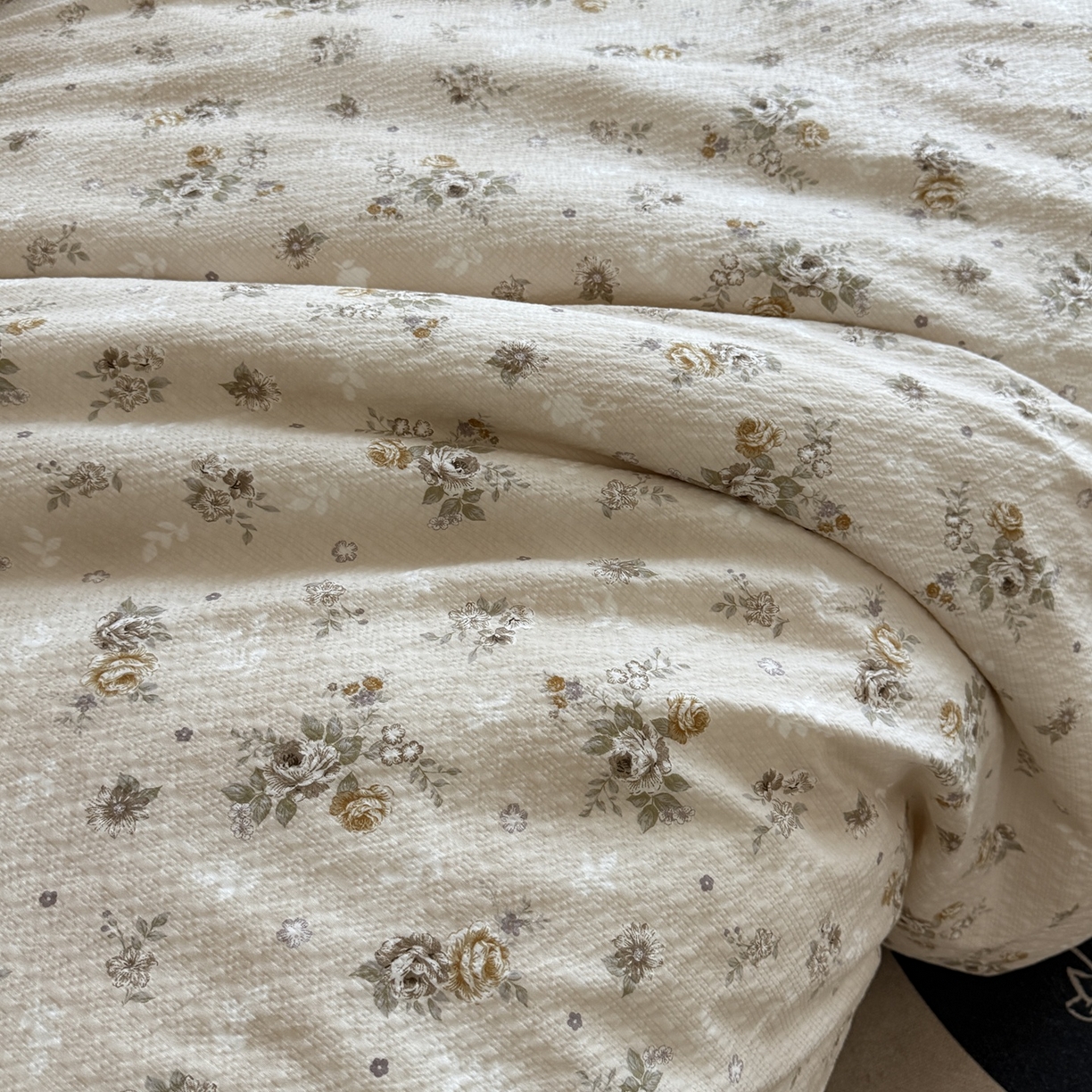 91家纺网 家纺一手货源 找家纺 美丽坊 2026新款爆款韩版泡泡纱四件套 米亚