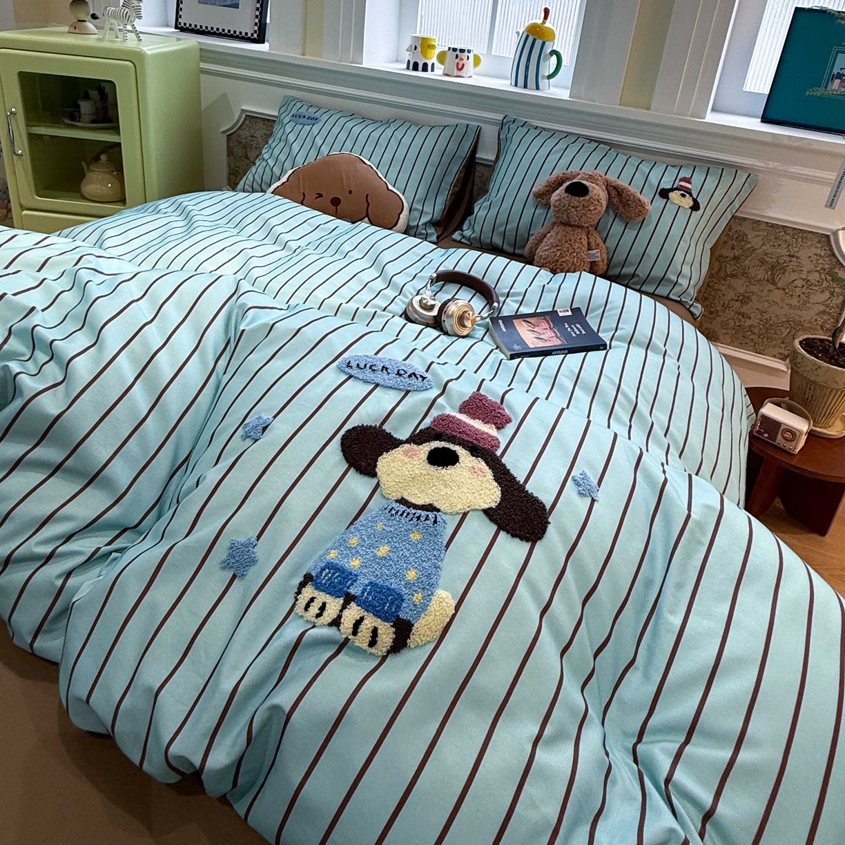 91家纺网 家纺一手货源 找家纺 珺柔家纺 2026新款全棉纯棉四件套 小可爱