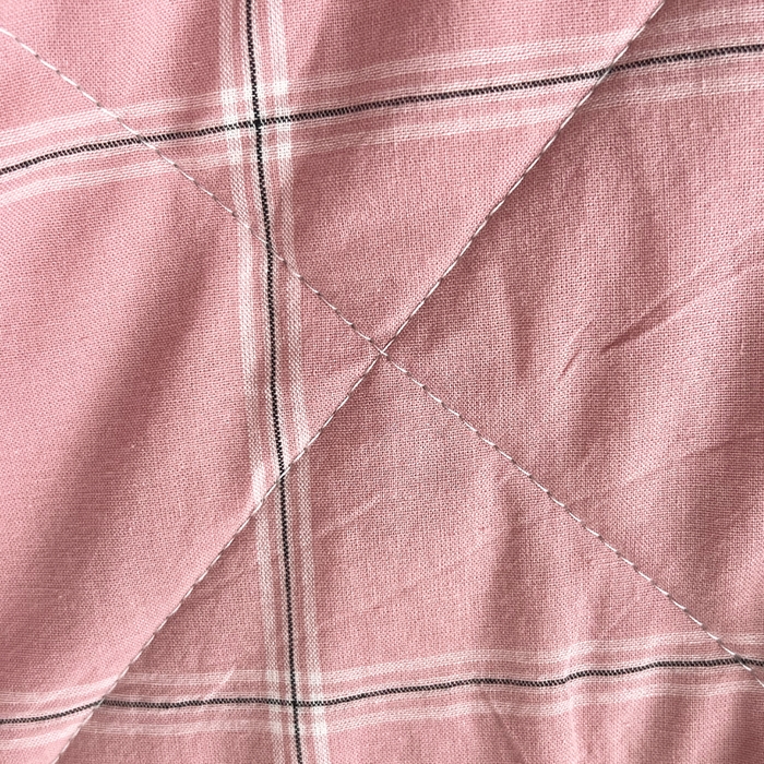 91家纺网 家纺一手货源 找家纺 春皖家纺 2026春夏新款全棉色织水洗棉夏被夏凉被空调被-云恋系列 云恋-格韵粉