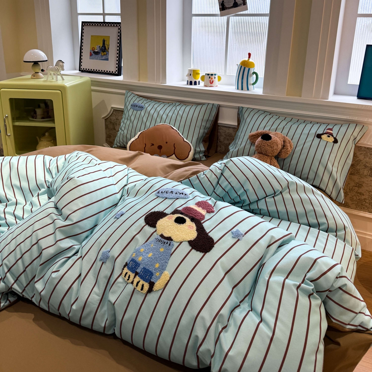 91家纺网 家纺一手货源 找家纺 珺柔家纺 2026新款全棉纯棉四件套 小可爱