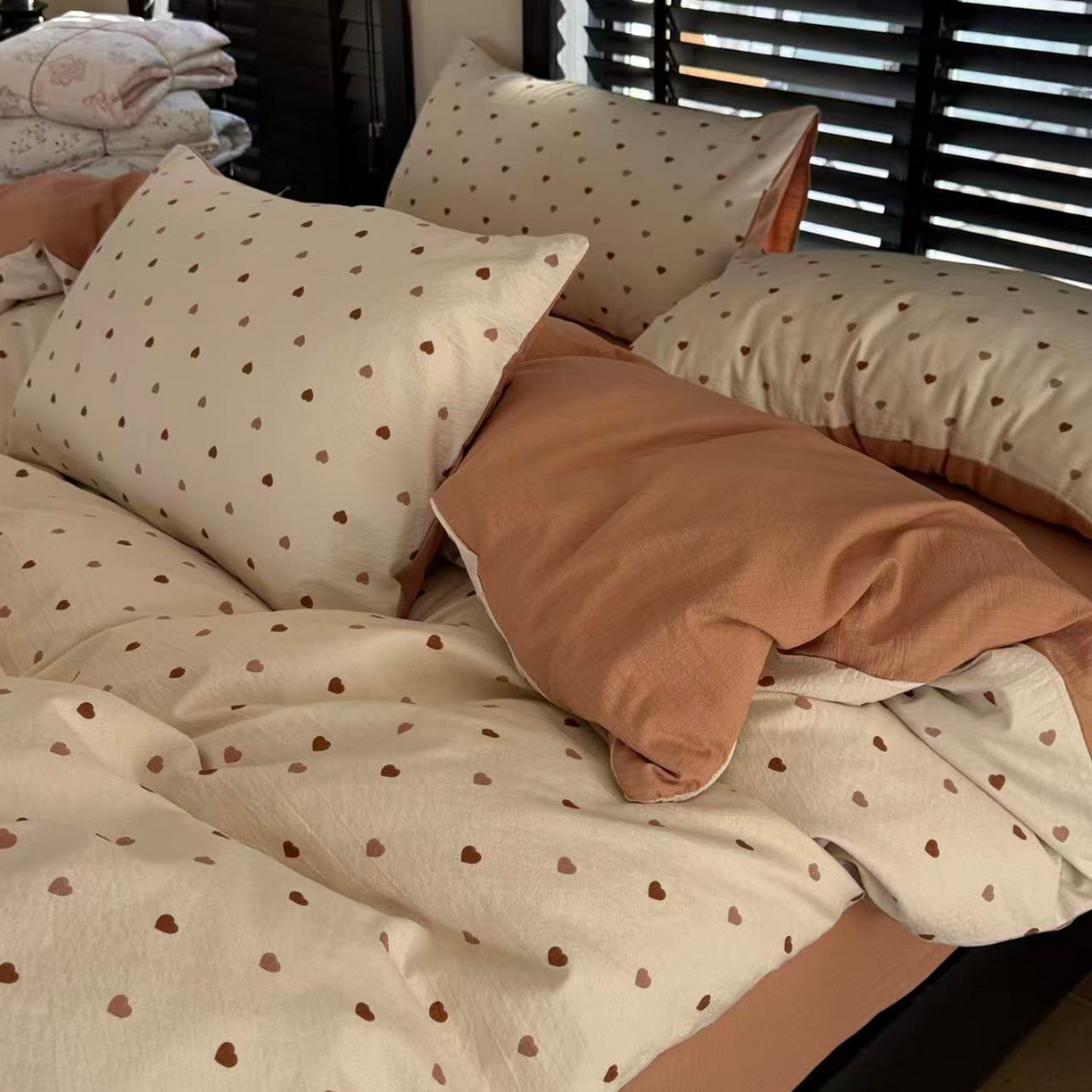 91家纺网 家纺一手货源 找家纺 （总）美丽坊 2026新款韩系沐纱棉印花四件套