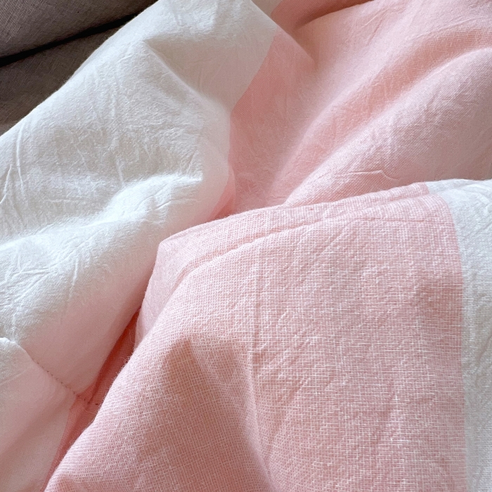 91家纺网 家纺一手货源 找家纺 春皖家纺 2026春夏新款全棉色织水洗棉夏被夏凉被空调被-云恋系列 云恋-莱卡